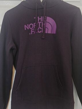The North Face Plum Hoodie with Purple Logo